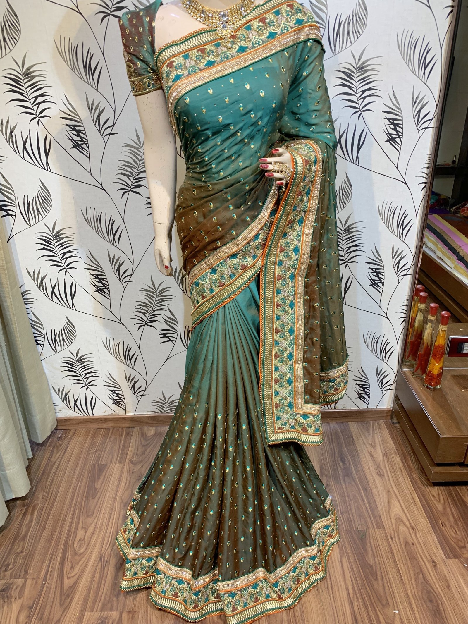 Nahria Leheriya Saree